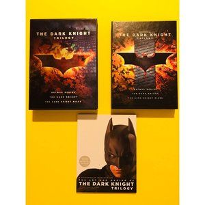 The Dark Knight Trilogy 3 Disc DVD Set and Booklet Batman WS